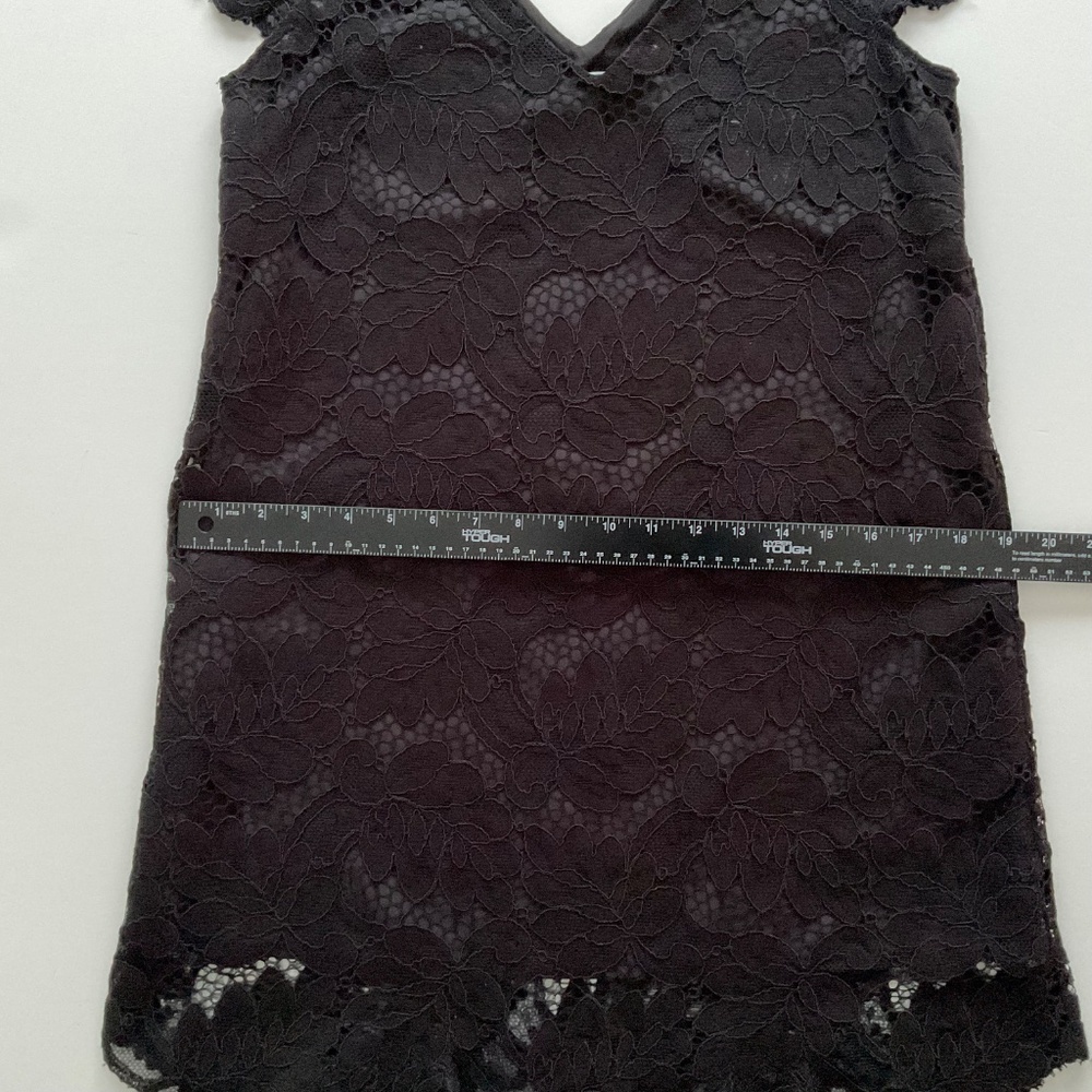 BB Dakota Jacqueline Lace Dress XS Black Fairy Whimsigoth Mini Dark Romantic - Picture 7 of 12